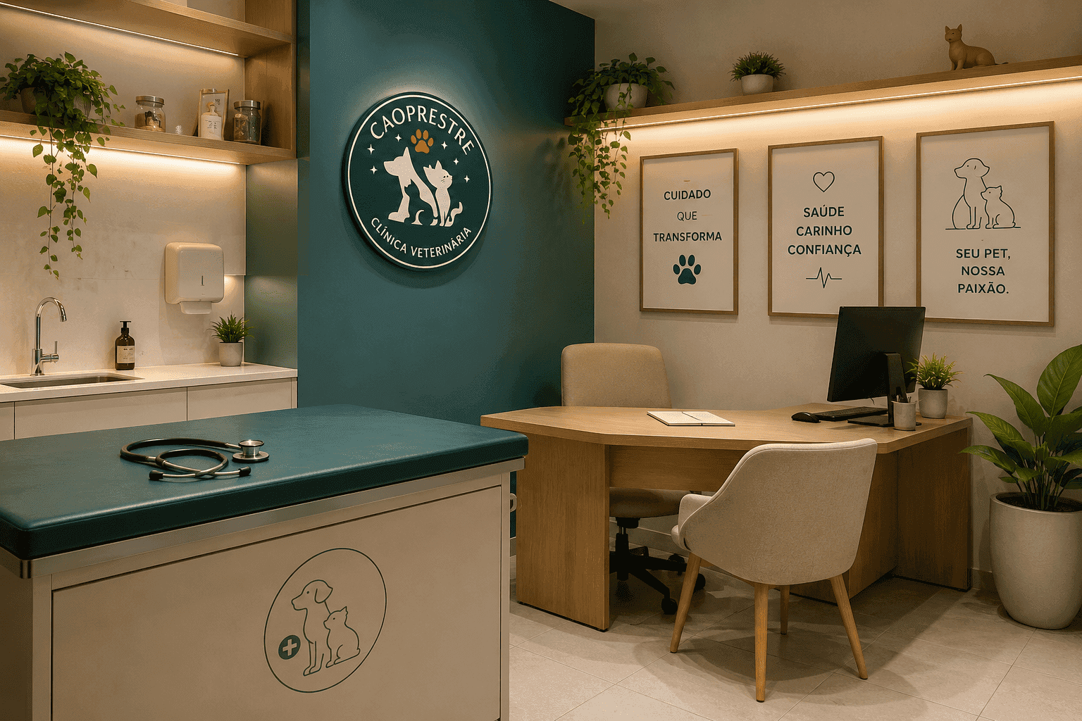 Consultório veterinário premium da Caopestre